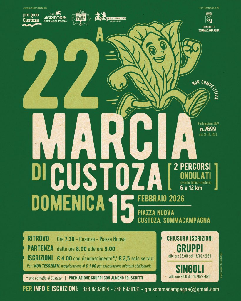 22^ Marcia di Custoza